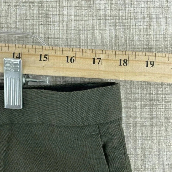 Banana Republic Slim Fit dress Pants Mens 35x32 green 2217 - Picture 3 of 10